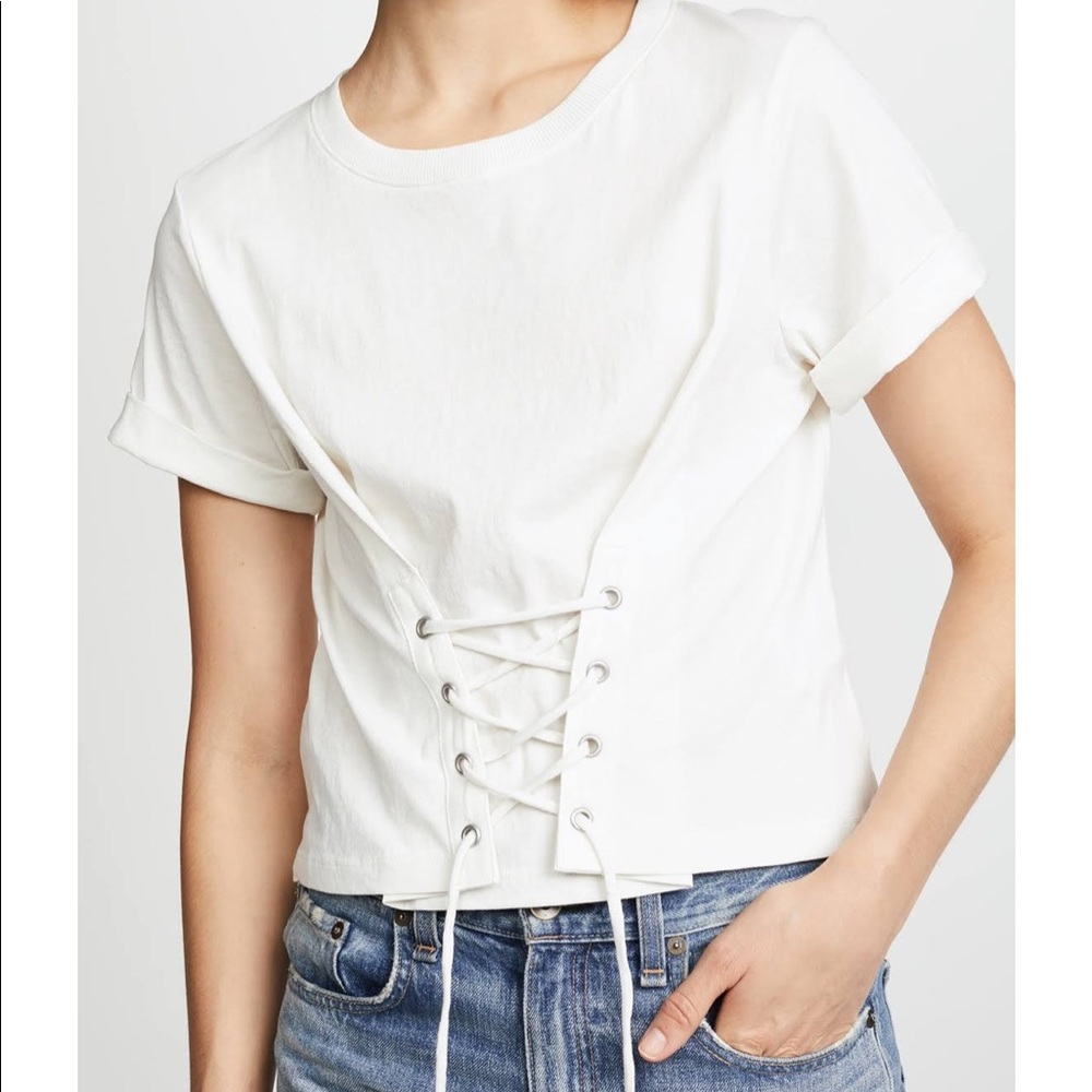 Joie Lizeth Corset Tee